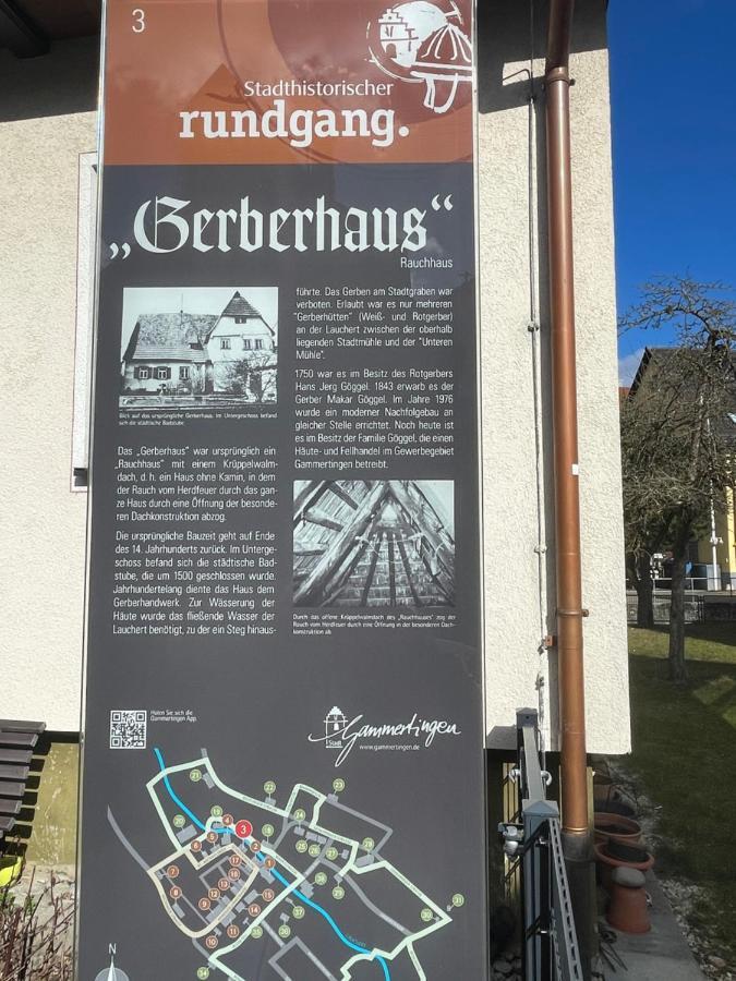 Ferienwohnung Im Gerberhaus Gammertingen Екстериор снимка